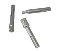 SDS Plus to 1/4" 3/8" 1/2" Square Drive Shank Adapter Converter, Hex Bit Holder Rod for Hammer Drill, Impact Drill, Power Drill, Chuck Conversion Tool Accessory