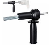 SDS Shank Electric Hammer Needle Scaler Adapter, 18-Needle Design, Rust Remover Concrete Drilling Tool, for Rust Removal and Concrete Surfaces Preparation