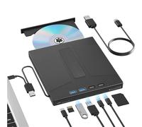 SDSKZOZP 7 in 1 External Bluray Drive Support 100G Disc USB 3.0 Blu Ray/DVD Burner CD DVD Reading and Writing for Windows MacOS Linux