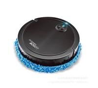 SDSKZOZP The New Generation of Intelligent Floor Mopping Robots Silent Scrubber Cleaning Experts for Living Room and Kitchen(Black)
