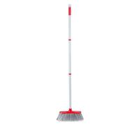 SDSM Indoor Outdoor Broom, Unique Double-Sided Bristles Long Handle Heavy Duty Broom Perfect for Home and Courtyard Garage Lobby Mall Market Floor Home Kitchen Room Office Pet Hair Rubbish 51 Inch