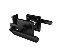 Sdstone Double Side Gate Latch，Heavy Duty Swinging Door Latch Gate Hardware for Wooden Fence,Gate Hardware for Right Inswing Outdoor Wooden Gates, Pool Gate, Backyard, Garden