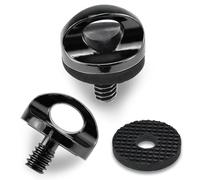 SDTC Tech 1/4 Camera Neck Strap Screw Holder, 2 Pack 1/4-20 Thread Camera Screws with Rubber Washer for Quick Install/Release Wrist Strap Sling