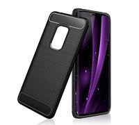 SDTEK Case for Huawei Mate 20 Pro Carbon Fibre Lightweight Slim Shockproof Silicone TPU Cover for Huawei Mate 20 Pro (Black)