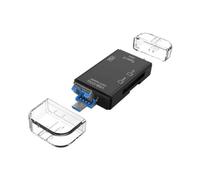 SDTF Card Reader With USB MicroUSB And USB C Connectors For Various Devices SDTF Card Reader