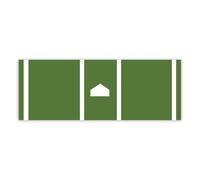 Sdtgrtht Baseball Strike Mat, Non-Slip Mat for Swing Exercise | 135 x 30 x 0.5 cm Synthetic Grass | for Swing, Throwing Exercises, Home Outdoor Garden Gym Sport