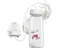 Sdtgrtht Hands Free Anti Colic Babys Bottle 240ml PP Leakproof Silicone Anti-Colic Breast Milk Bottles Pacifier Bottle for Boys Girls Indoor Outdoor Home Bedroom Living Room