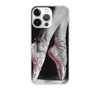 SDTLMNW Ballet Dancer Printed Clear Phone Case for iPhone 14 Pro Max 6.7 inch Shockproof Phone Cover, Anti-Fingerprint, Non-Yellowing, Wireless Charging