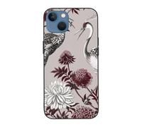 SDTLMNW Floral Herbs Botanical Engraving Printed Phone Case for iPhone 13 Mini 5.4 inch Shockproof Phone Case Cover for iPhone 13 Mini,Anti-Fingerprint,Non-Yellowing White