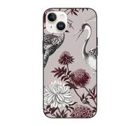 SDTLMNW Floral Herbs Botanical Engraving Printed Phone Case for iPhone 14 Plus 6.7 Inch Shockproof Phone Case Cover for iPhone 14 Plus,Anti-Fingerprint,Non-Yellowing White