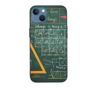 SDTLMNW Formulas Shapes Theory Math Lesson Word Printed Phone Case for iPhone 13 6.1 inch Shockproof Phone Case Cover for iPhone 13,Anti-Fingerprint,Non-Yellowing White