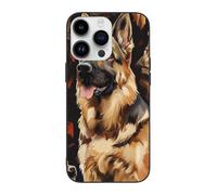 SDTLMNW German Shepherd Printed Phone Case for iPhone 14 Pro Max 6.7 inch Shockproof Phone Case Cover for iPhone 14 Pro Max,Anti-Fingerprint,Non-Yellowing White