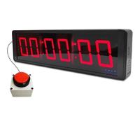 SDTOOP 6-Digit Competition Timer, Gym With Stopwatch Button, 3Inch Fitness Training Interval, With Remote Control, For, Game, Speed Races