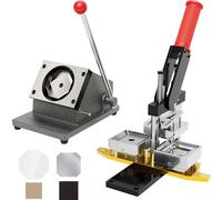 SDTOOP DIY Photo Fridge Magnet Maker Machine Kit Square Fridge Magnet Press Machine Kit With Press Machine+ Paper Cutter And 100/1000 Sets Consumables(53 * 80mm)