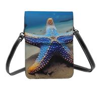 SDTYKHJ Cell Phone Purse Blue Sea Crossbody Bags Waterproof Cell Phone Bag Shoulder Handbag for Women