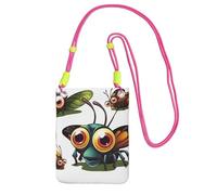 SDTYKHJ Cell Phone Purse Cartoon Insect Crossbody Bags Waterproof Cell Phone Bag Shoulder Handbag for Women