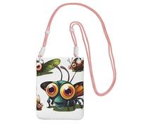 SDTYKHJ Cell Phone Purse Cartoon Insect Crossbody Bags Waterproof Cell Phone Bag Shoulder Handbag for Women