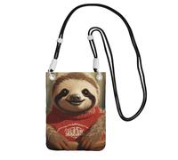 SDTYKHJ Cell Phone Purse Cartoon Sloth Crossbody Bags Waterproof Cell Phone Bag Shoulder Handbag for Women