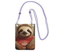 SDTYKHJ Cell Phone Purse Cartoon Sloth Crossbody Bags Waterproof Cell Phone Bag Shoulder Handbag for Women