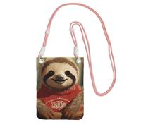 SDTYKHJ Cell Phone Purse Cartoon Sloth Crossbody Bags Waterproof Cell Phone Bag Shoulder Handbag for Women