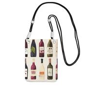 SDTYKHJ Cell Phone Purse Cute Wines Bottle Crossbody Bags Waterproof Cell Phone Bag Shoulder Handbag for Women