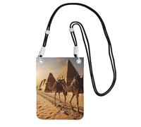 SDTYKHJ Cell Phone Purse Egypt Camels Crossbody Bags Waterproof Cell Phone Bag Shoulder Handbag for Women