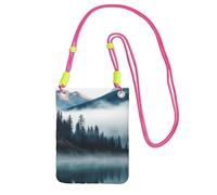 SDTYKHJ Cell Phone Purse Foggy Mountains Landscape Crossbody Bags Waterproof Cell Phone Bag Shoulder Handbag for Women