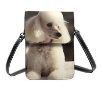 SDTYKHJ Cell Phone Purse French Poodle Crossbody Bags Waterproof Cell Phone Bag Shoulder Handbag for Women