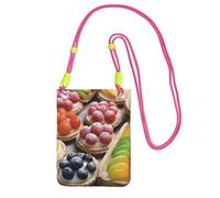 SDTYKHJ Cell Phone Purse Fresh Sweet Tarts Crossbody Bags Waterproof Cell Phone Bag Shoulder Handbag for Women