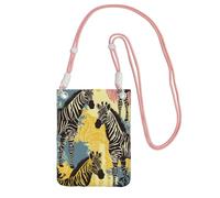 SDTYKHJ Cell Phone Purse Giraffe and zebra Crossbody Bags Waterproof Cell Phone Bag Shoulder Handbag for Women