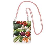 SDTYKHJ Cell Phone Purse Introduction of Various Vegetables Crossbody Bags Waterproof Cell Phone Bag Shoulder Handbag for Women
