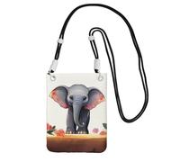SDTYKHJ Cell Phone Purse Lucky Elephant Crossbody Bags Waterproof Cell Phone Bag Shoulder Handbag for Women