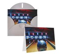 SDTYKHJ Greeting Card with Envelopes 4x6 in Get Well Blank Note Cards Bowling Birthday Card Thinking of You Card Funny Postcards for Birthday Wedding Invitations