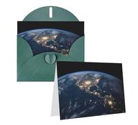 SDTYKHJ Greeting Card with Envelopes 4x6 in Get Well Blank Note Cards Earth from The Outer Space Birthday Card Thinking of You Card Funny Postcards for Birthday Wedding Invitations