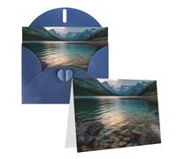 SDTYKHJ Greeting Card with Envelopes 4x6 in Get Well Blank Note Cards Glacier National Park Birthday Card Thinking of You Card Funny Postcards for Birthday Wedding Invitations