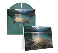 SDTYKHJ Greeting Card with Envelopes 4x6 in Get Well Blank Note Cards Glacier National Park Birthday Card Thinking of You Card Funny Postcards for Birthday Wedding Invitations