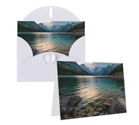 SDTYKHJ Greeting Card with Envelopes 4x6 in Get Well Blank Note Cards Glacier National Park Birthday Card Thinking of You Card Funny Postcards for Birthday Wedding Invitations