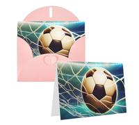 SDTYKHJ Greeting Card with Envelopes 4x6 in Get Well Blank Note Cards Goal Soccer Birthday Card Thinking of You Card Funny Postcards for Birthday Wedding Invitations