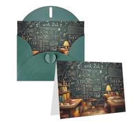 SDTYKHJ Greeting Card with Envelopes 4x6 in Get Well Blank Note Cards Math Birthday Card Thinking of You Card Funny Postcards for Birthday Wedding Invitations