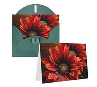 SDTYKHJ Greeting Card with Envelopes 4x6 in Get Well Blank Note Cards Red Sunflower Birthday Card Thinking of You Card Funny Postcards for Birthday Wedding Invitations