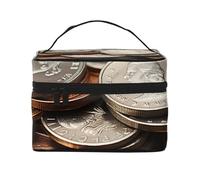SDTYKHJ Makeup Bag for Women Cosmetic Bag Travel Toiletry Bag Currency Coin Make Up Organizer with Handle