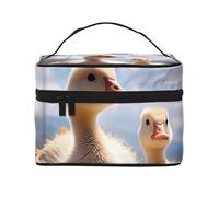 SDTYKHJ Makeup Bag for Women Cosmetic Bag Travel Toiletry Bag Cute Goose Make Up Organizer with Handle