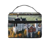 SDTYKHJ Makeup Bag for Women Cosmetic Bag Travel Toiletry Bag Germany Neuschwanstein Castle Make Up Organizer with Handle