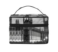 SDTYKHJ Makeup Bag for Women Cosmetic Bag Travel Toiletry Bag Houses of parliament Make Up Organizer with Handle