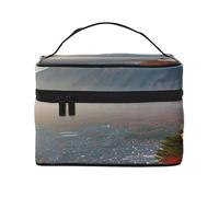 SDTYKHJ Makeup Bag for Women Cosmetic Bag Travel Toiletry Bag Japan Mount Fuji Landscape Make Up Organizer with Handle