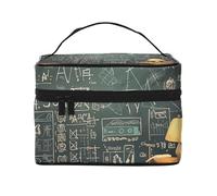 SDTYKHJ Makeup Bag for Women Cosmetic Bag Travel Toiletry Bag Math Make Up Organizer with Handle