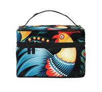 SDTYKHJ Makeup Bag for Women Cosmetic Bag Travel Toiletry Bag Polish Folk art Pattern Make Up Organizer with Handle