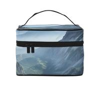 SDTYKHJ Makeup Bag for Women Cosmetic Bag Travel Toiletry Bag Rock Mountain Make Up Organizer with Handle
