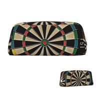 SDTYKHJ Pencil Case Dart Board Big Pencil Bag Portable Coin Pouch Aesthetic Cosmetic Bag Leather Makeup Bag