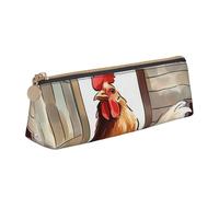 SDTYKHJ Pencil Case Farm Animals Big Pencil Bag Portable Coin Pouch Aesthetic Cosmetic Bag Leather Makeup Bag